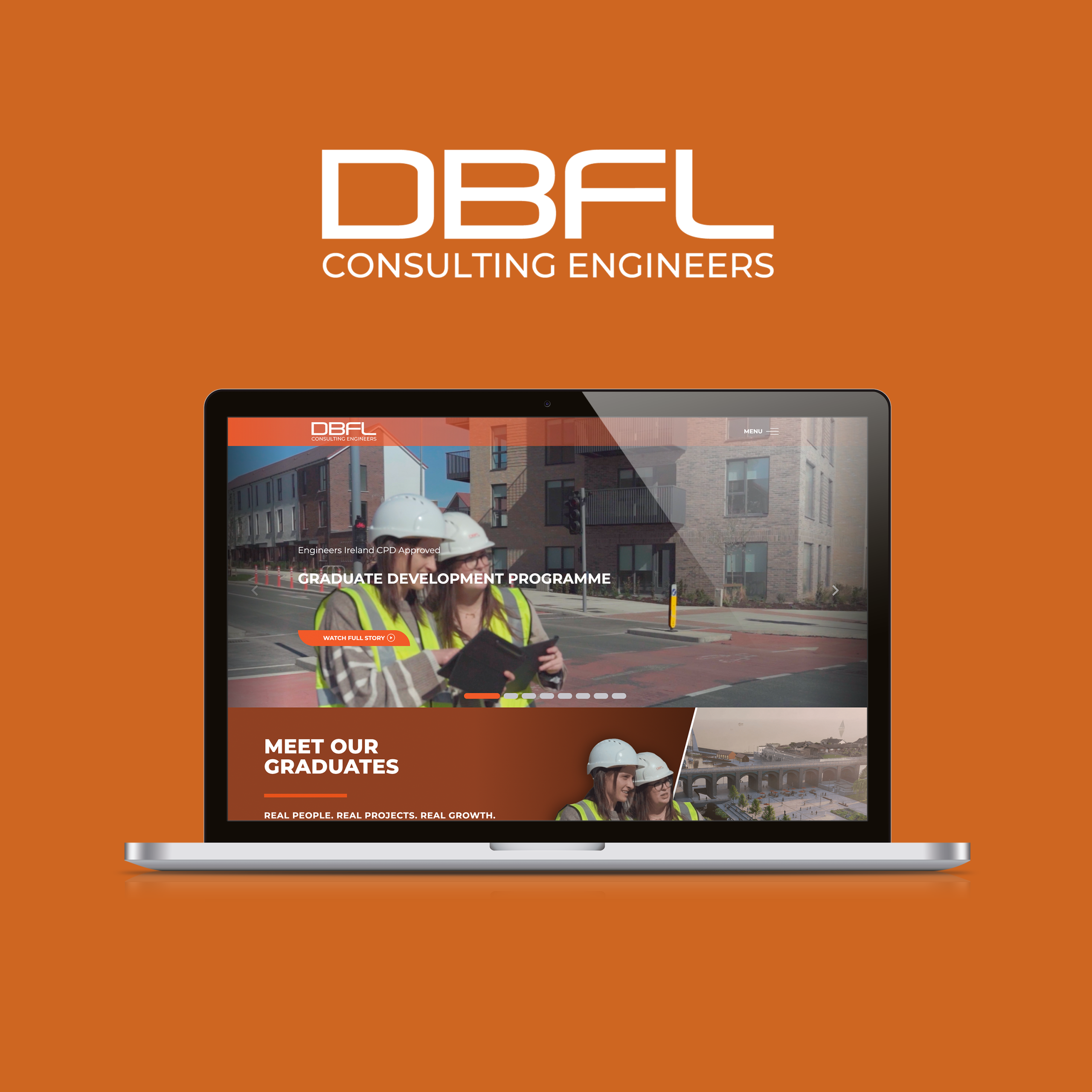 Graduate Development Programme website design