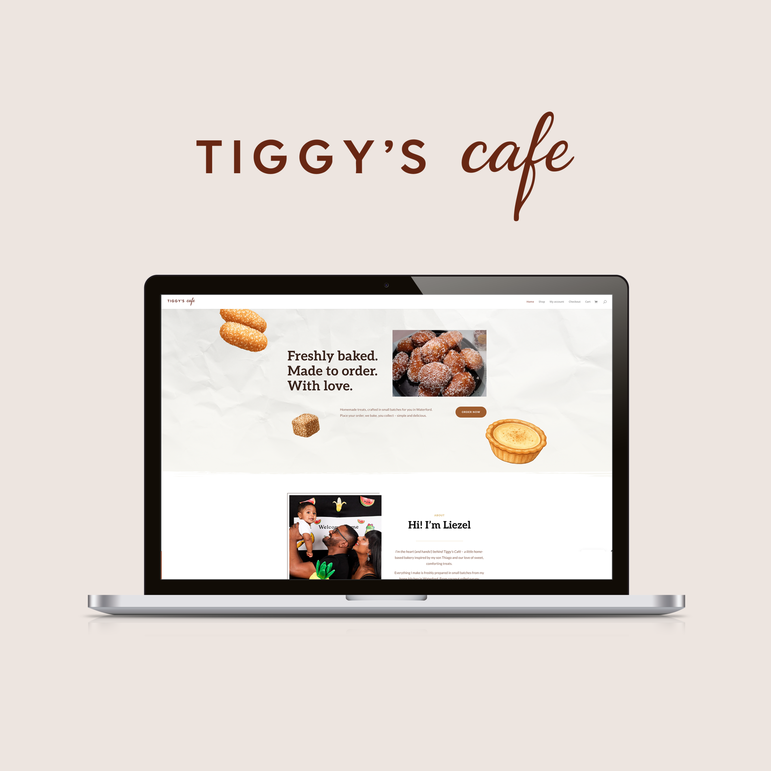 Tiggy's Café brand and website